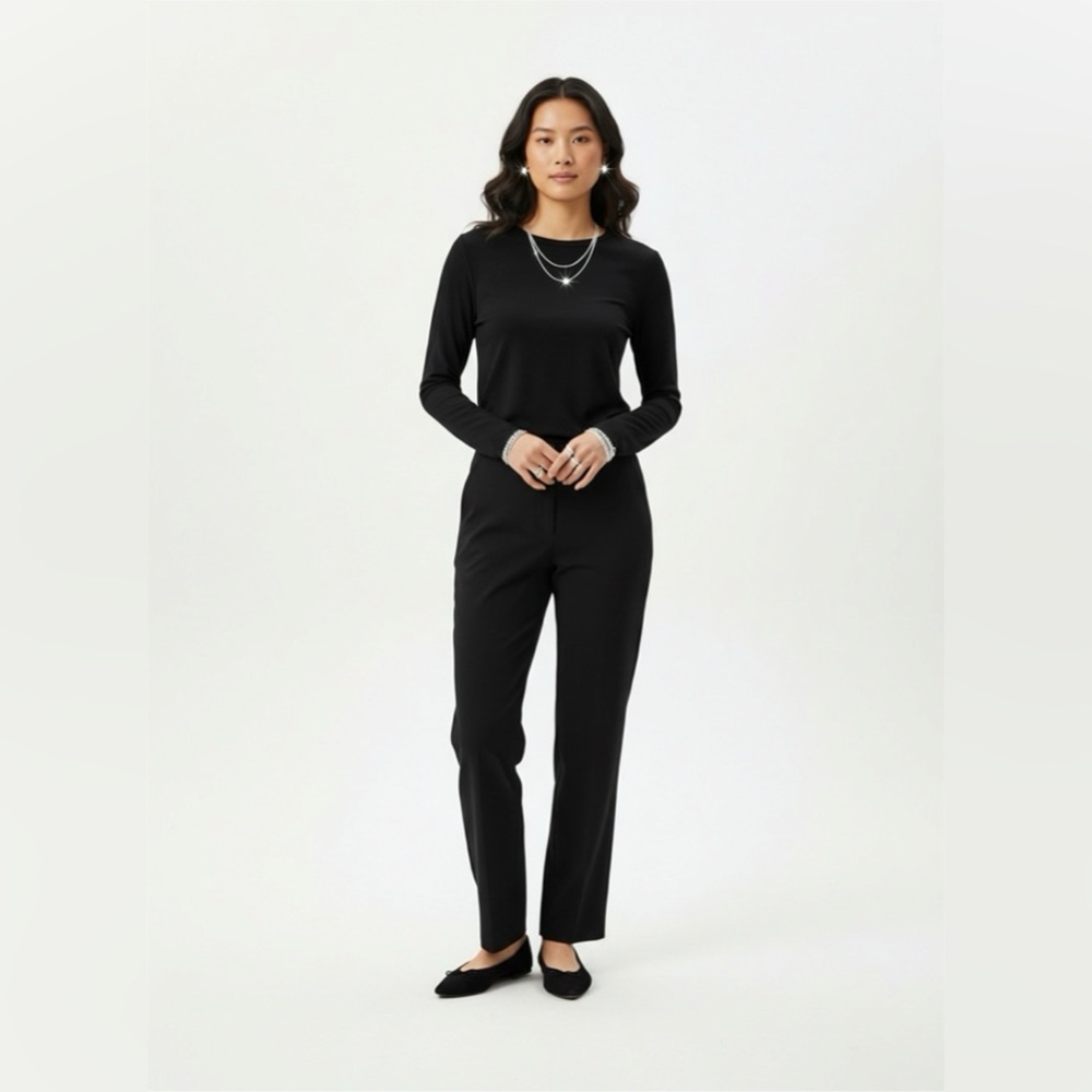 Talbots Classic Heritage Black pants size 10p